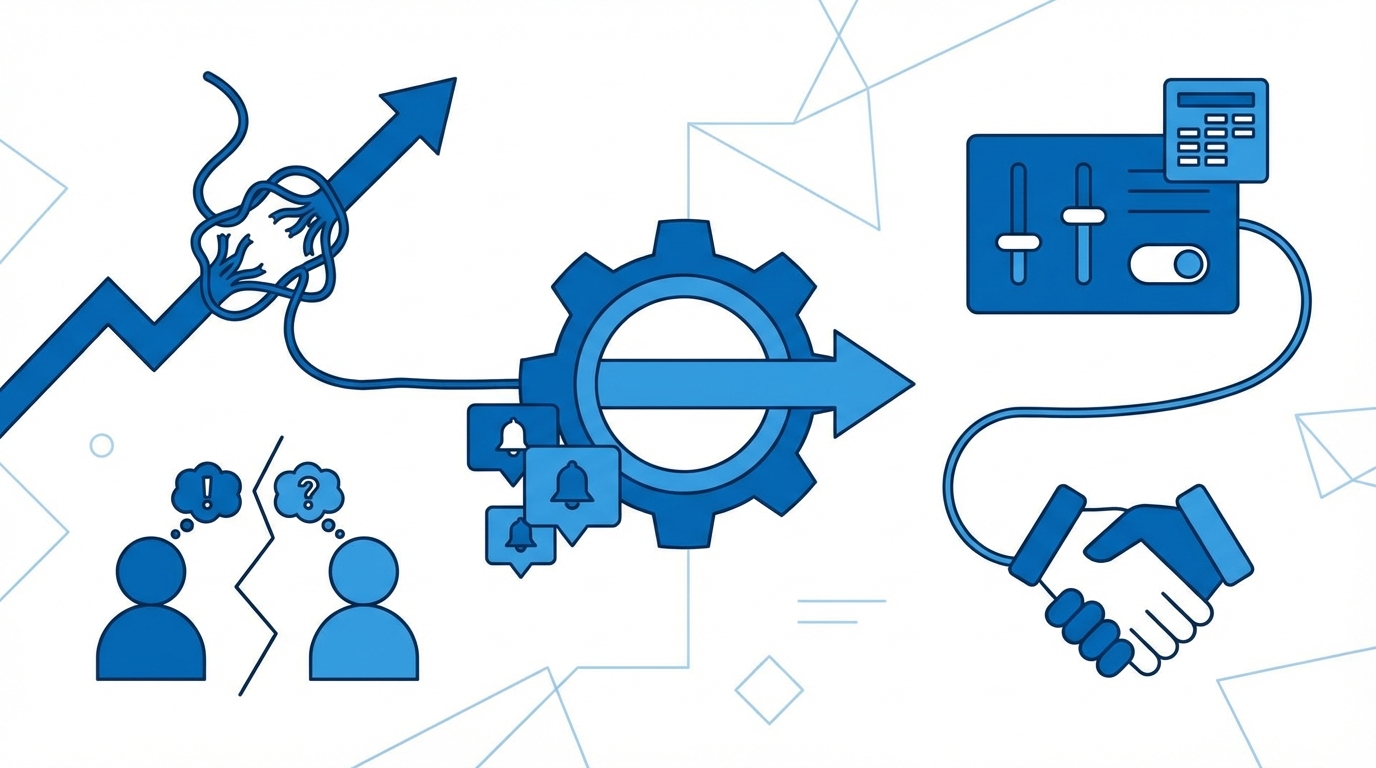 The Human Toll When Returns Spike and Trust Frays concept illustration - LeadExec