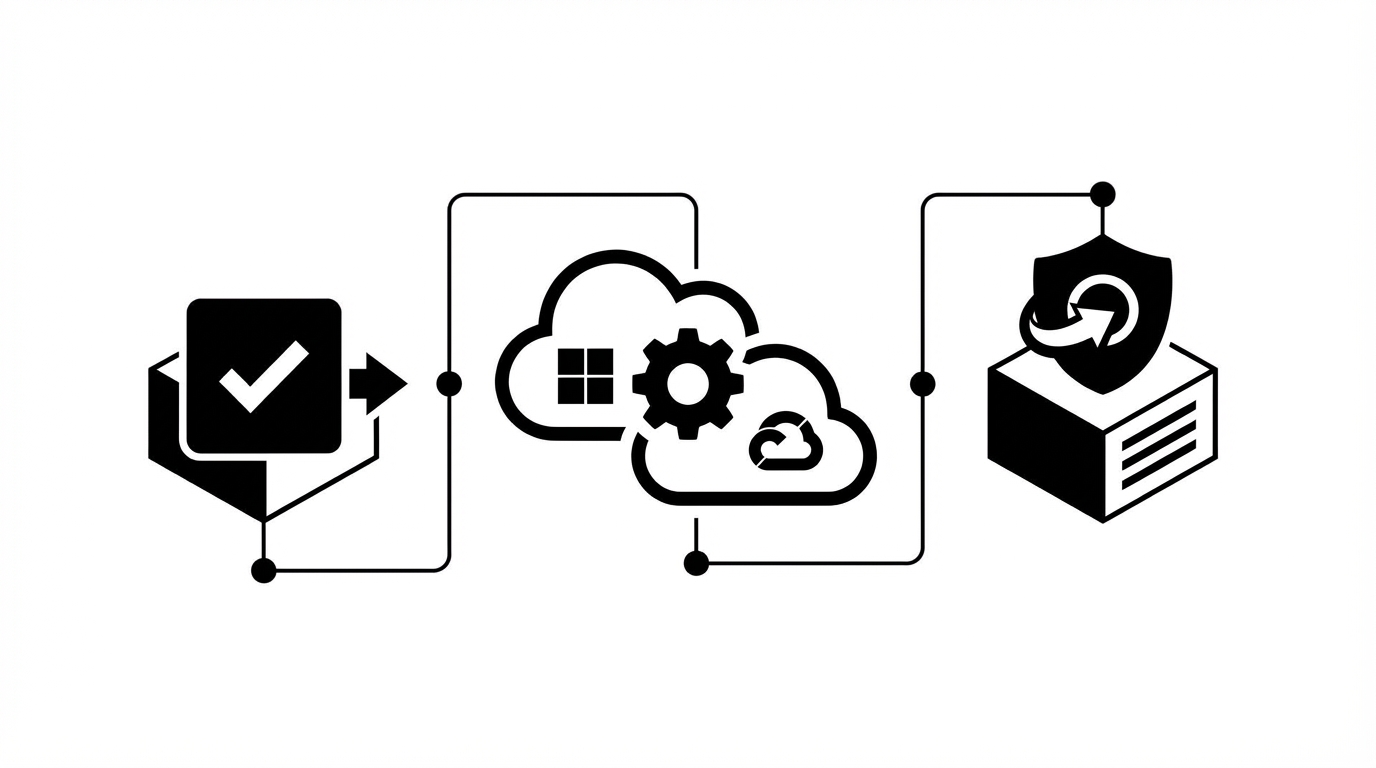 An Approval-First, Cross-Stack Approach in M365 or Google Workspace concept illustration - Rallied AI
