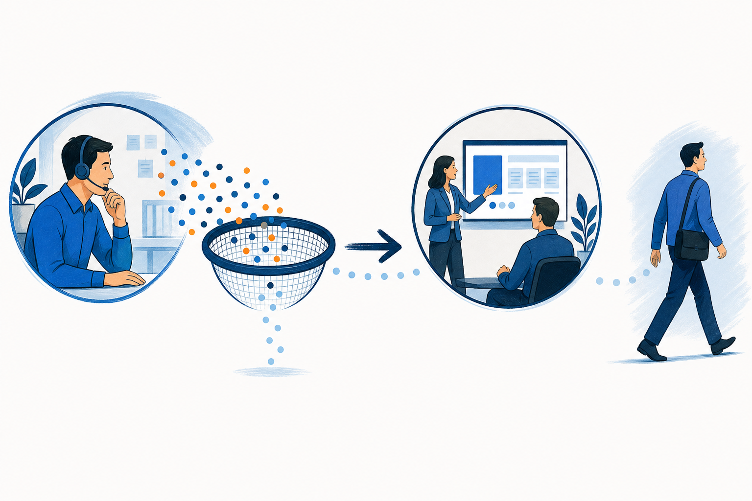Why Discovery Calls Still Produce Weak Deals concept illustration - SalesMVP Lab
