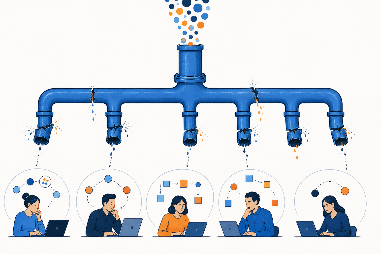 Why More Pipeline Won’t Fix an Undefined Sales Motion concept illustration - SalesMVP Lab