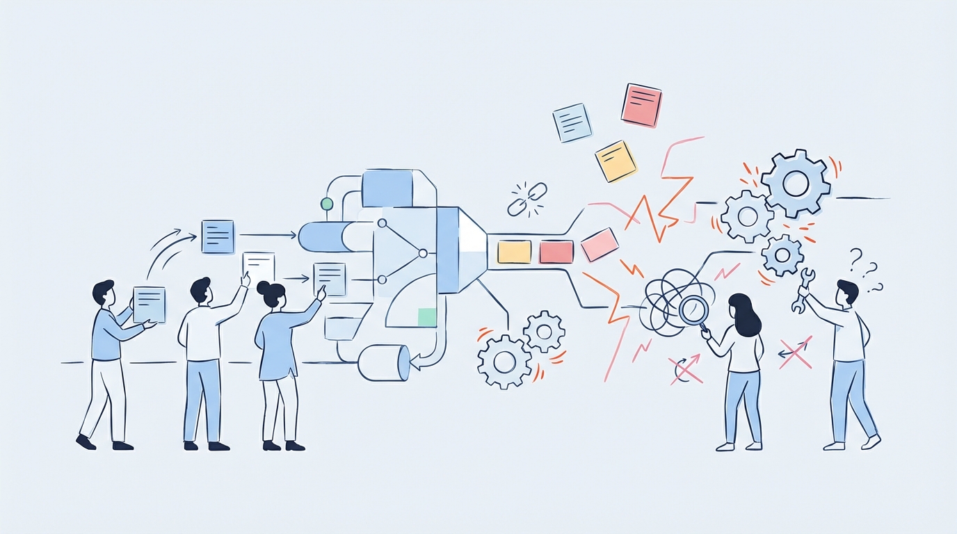 Why Most Autonomous Content Marketing Setups Break Down concept illustration - Oleno